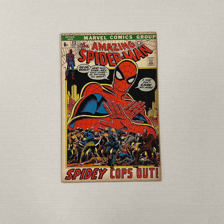 Amazing Spider-Man #112 1972 FN+ Pence Copy