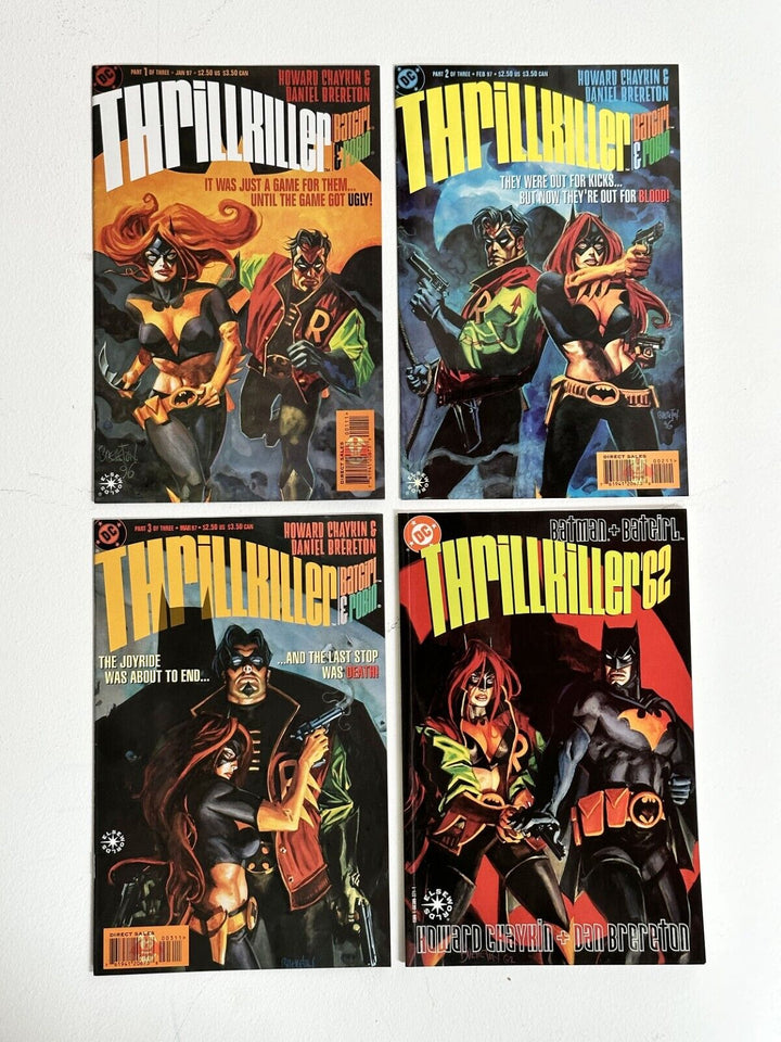 Thrillkiller Batgirl & Robin 1-3 comics VF and 62 Batman TPB VF/NM 1st Print