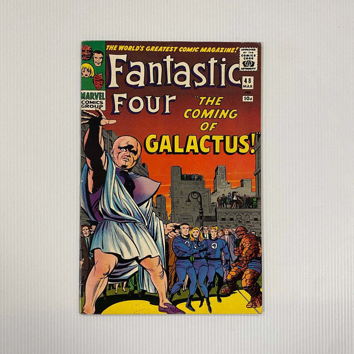 Fantastic Four #48 VF- 1966 Comic Pence Copy 1st App. Silver Surfer & Galactus