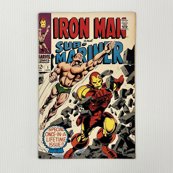 Iron Man and Sub-Mariner #1 1968 FN Cent Copy 1st Marvel One Shot