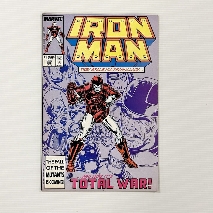 Iron Man #225 1987 VF+ 1st Armour Wars Storyline