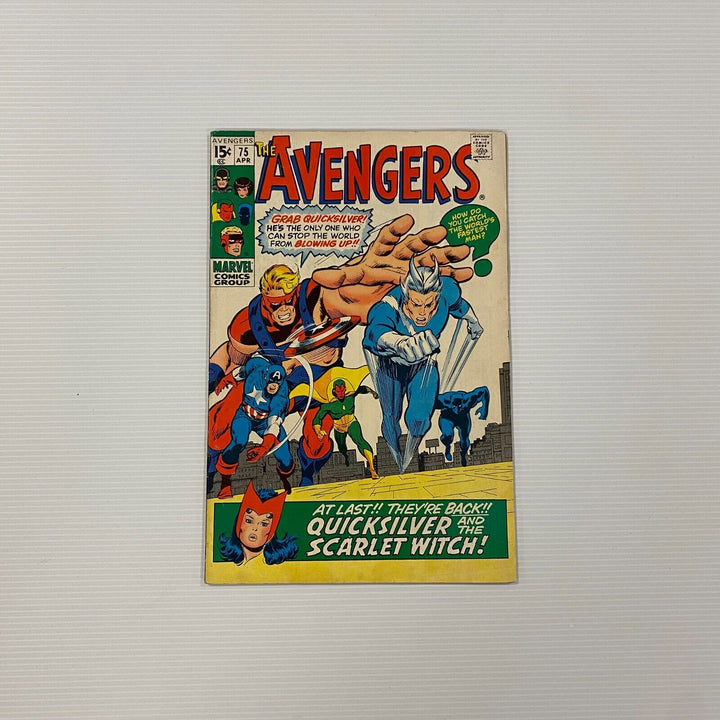 The Avengers #75 1970 VF- Cent Copy 1st Appearance of Arkon
