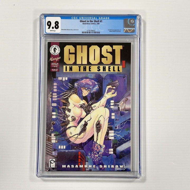 Ghost in the Shell #1 1995 CGC 9.8 White Pages 1st US App. of Major Kusanagi