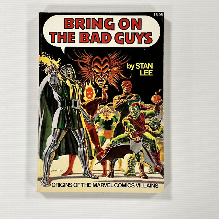 Bring on the Bad Guys by Stan Lee 1976 Fireside Book 1st Edition Book VGC