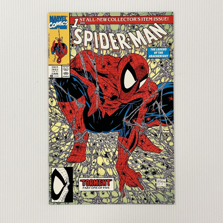 Spider-man #1 1990 NM Torment Colour Variant (Silver Web)