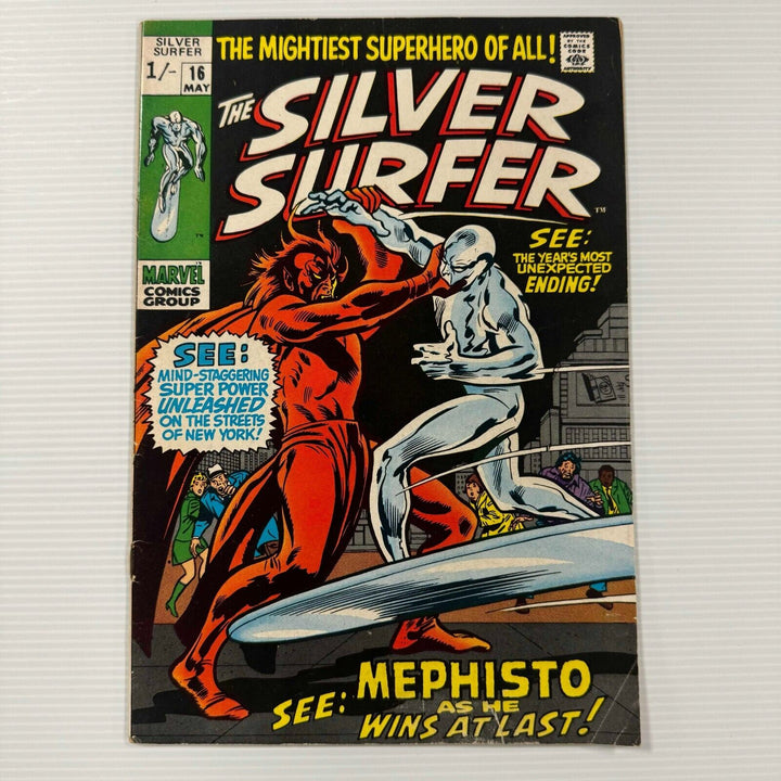 Silver Surfer #16 1970 VG vs Human Torch Pence Copy