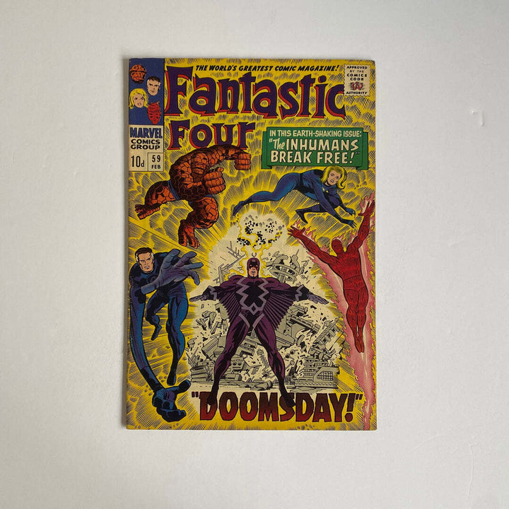 Fantastic Four #59 VF- Raw Comic