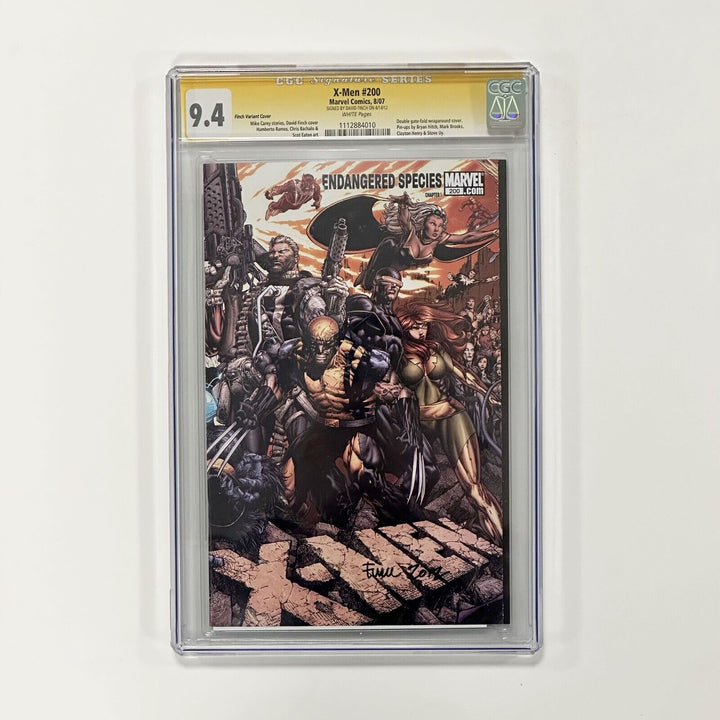 X-Men #200 2007 9.4 CGC Signature Series signed by David Finch