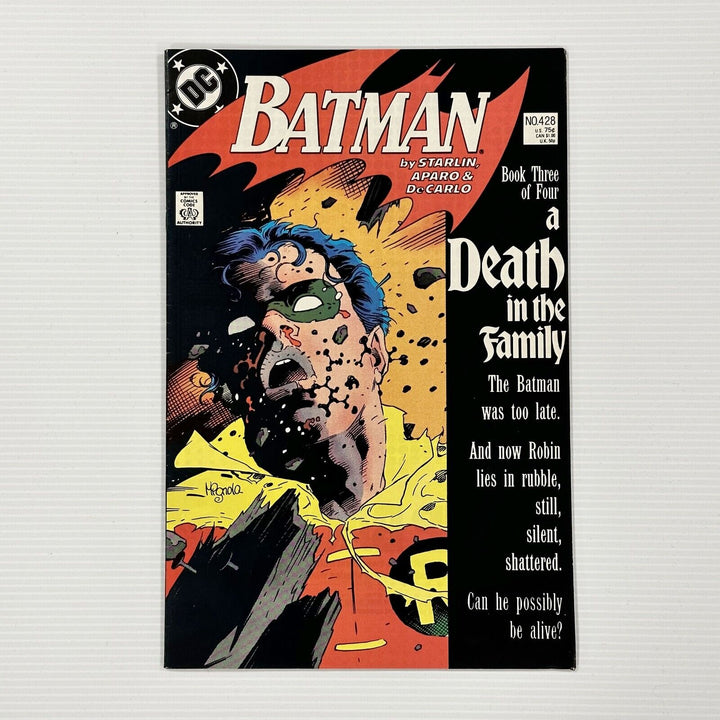 Batman A Death in the Family #428 1989 VF+ Spoiler Alert: Robin Dies