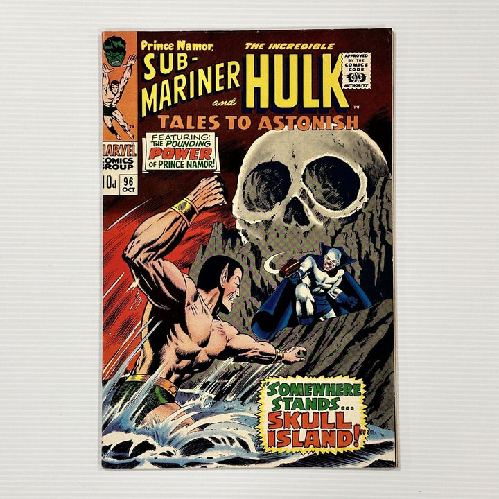 Tales to Astonish Sub-Mariner & The Hulk #96 1967 FN Pence Copy