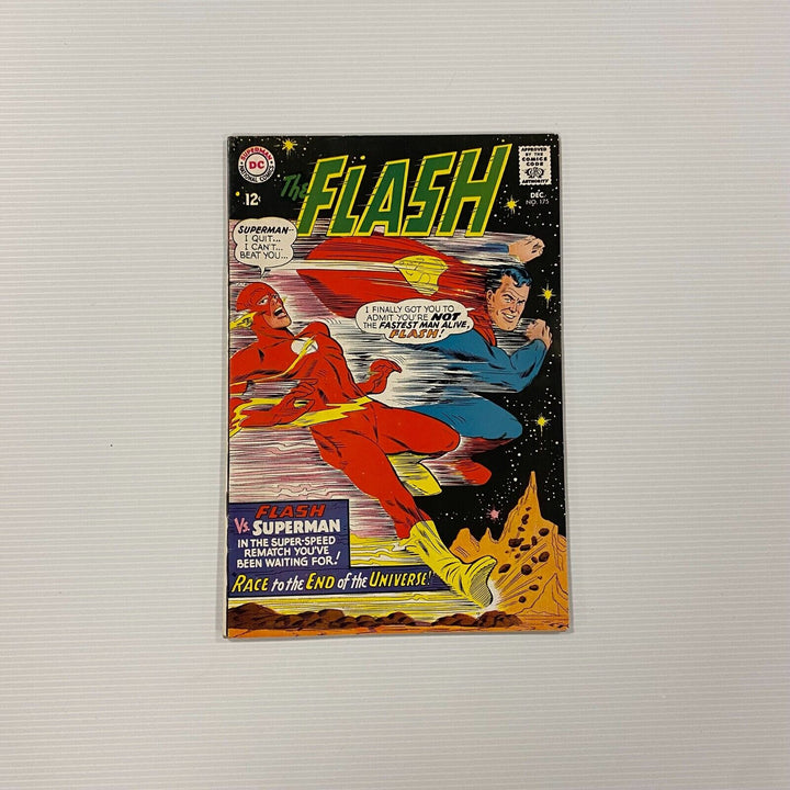 The Flash #175 1967 VF- 2nd Superman vs Flash Race Cent Copy