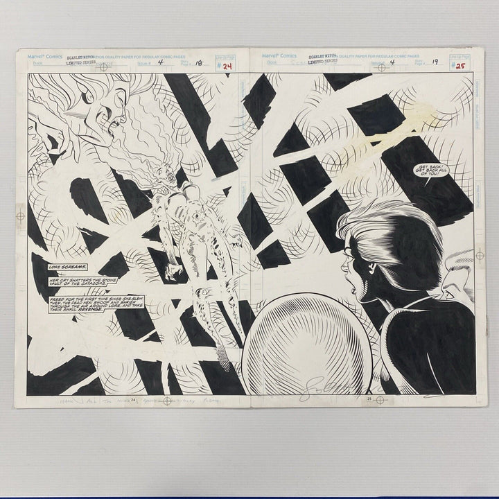 Original Artwork for Scarlet Witch Limited Series Issue #4 Page #19 John Higgins