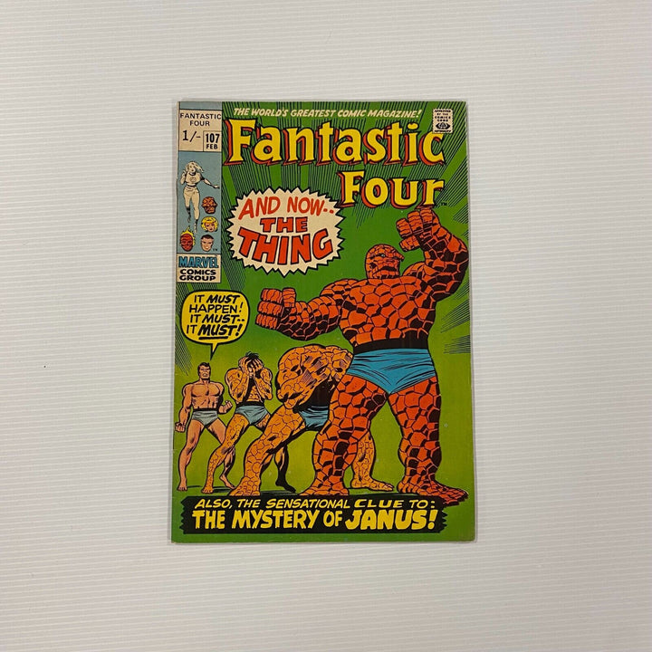 Fantastic Four #107 1971 VF- Pence Copy