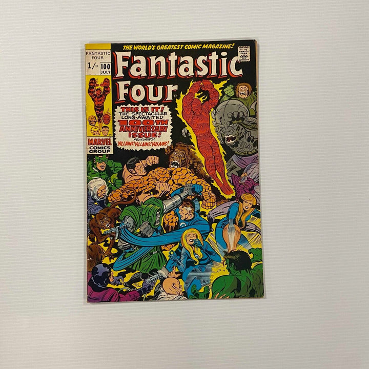 Fantastic Four #100 1970 VG/FN Pence Copy