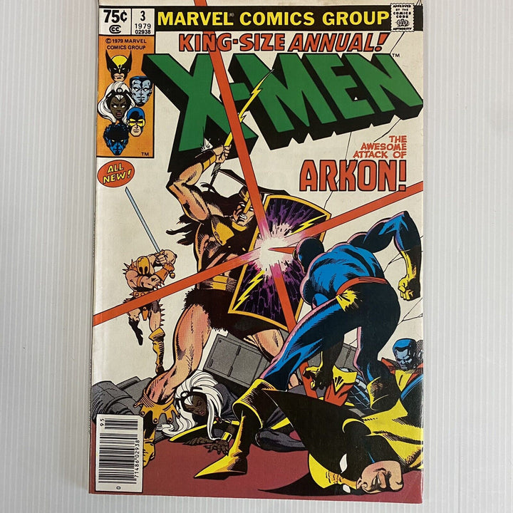 X-Men King-Size Annual #3 1979 VF Arkon Appearance Raw