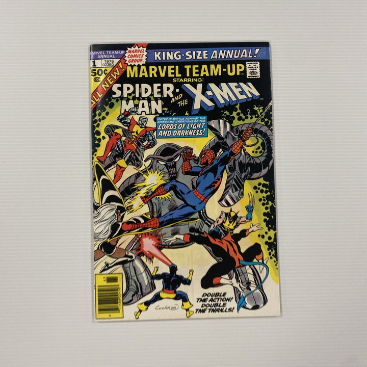 Marvel Team-Up King Size Annual Spider-Man & X-Men #1 1976 VF- Cent Copy
