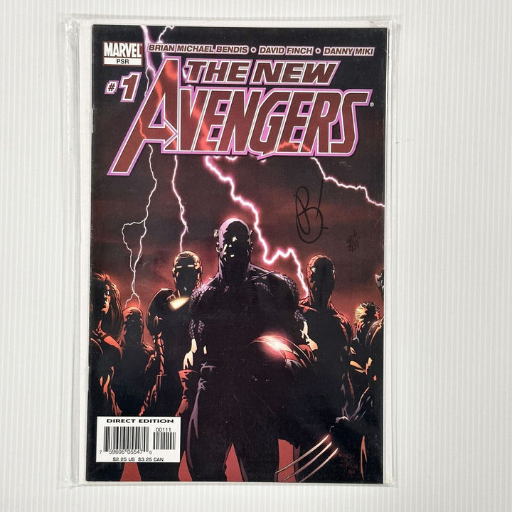New Avengers #1 2005 Dynamic Forces Signed by Brian Michael Bendis 414/999