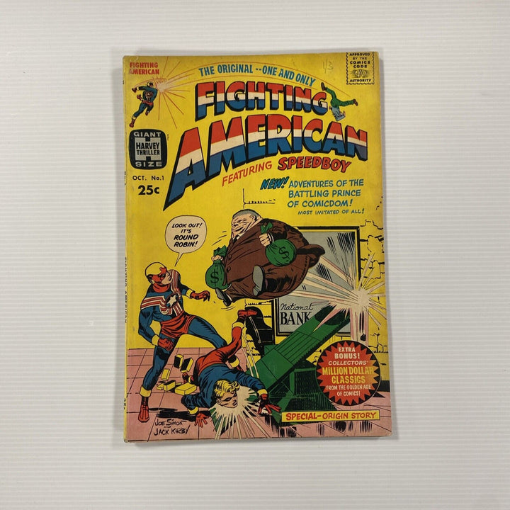 Fighting American Featuring Speedboy #1 1966 VG Harvey comics