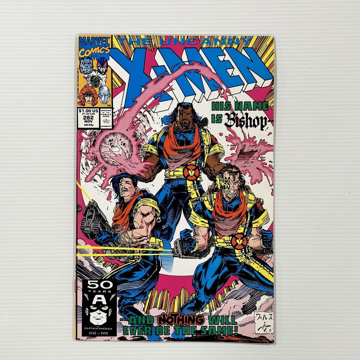 The Uncanny X-Men #282 1991 VF/NM 1st Appearance of Bishop