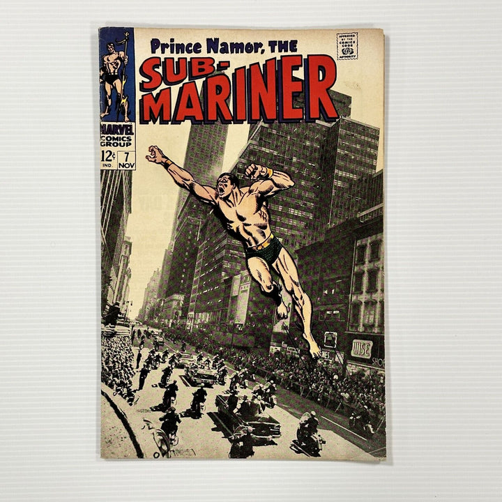 Sub-Mariner #7 1968 FN+ Photo Cover Cent Copy