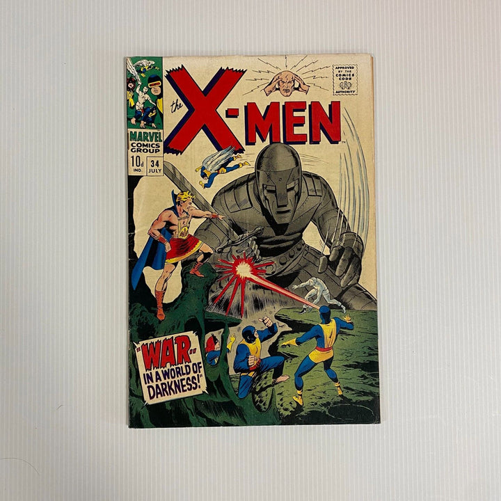 X-Men #34 1966 FN/VF Pence Copy