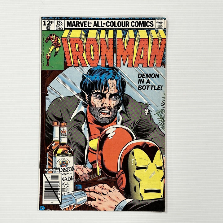 Iron Man #128 1979 FN/VF Demon in a Bottle Iconic Cover & Story