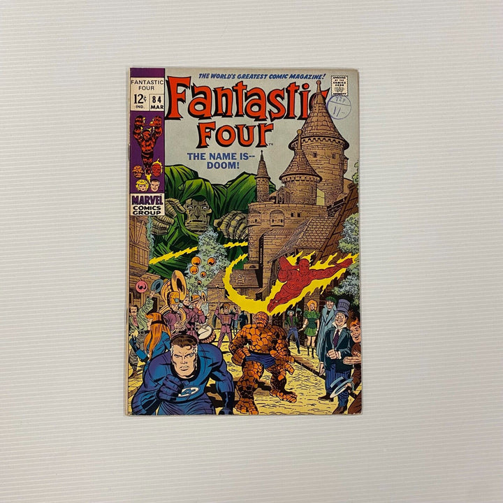 Fantastic Four #84 1969 VF Cent Copy Pence Stamp