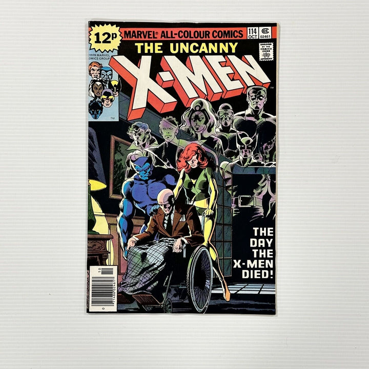 Uncanny X-Men #114 1978 FN- Pence Copy **Comic is wrinkled**