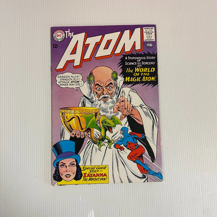 DC Comics The Atom #19 1965 FN+ Cent Copy 2nd Zatanna