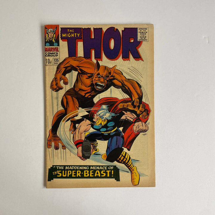 The Mighty Thor #135 FN+ Raw Comic