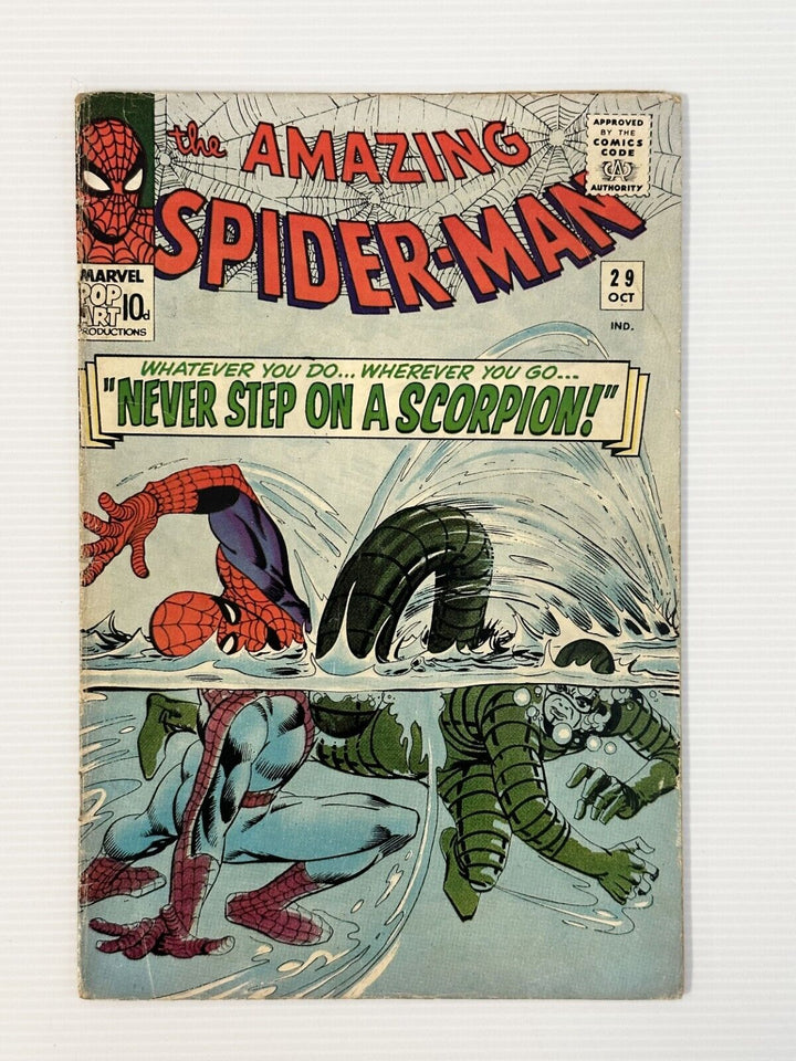 Amazing Spider-Man #29 1965 VG 2nd Scorpion Pence Copy