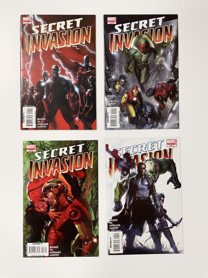 Secret Invasion #1-8 complete run Limited series VF/NM 2008