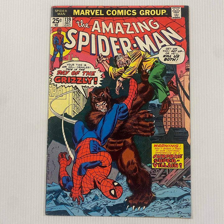 Amazing Spider-Man #139 1974 FN Cent Copy