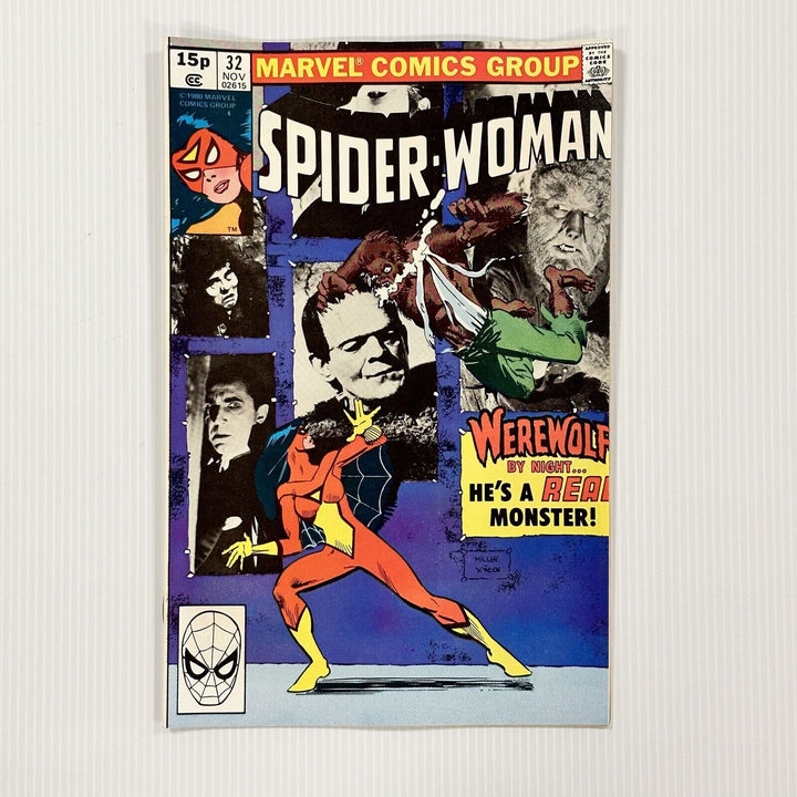 Spider-Woman #32 1980 FN/VF  Frank Miller Monsters Cover Pence Copy
