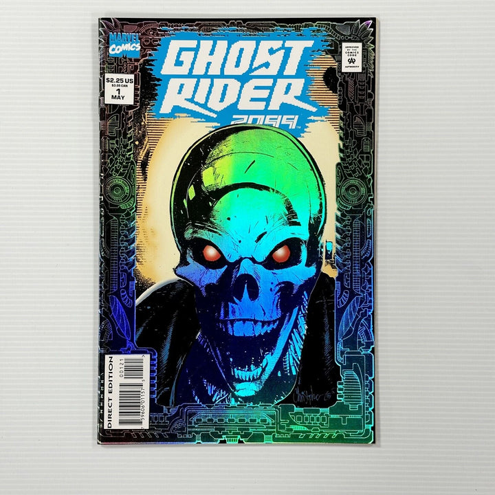 Ghost Rider 2099 #1 1994 VF/NM Foil Cover inc. Trading Cards
