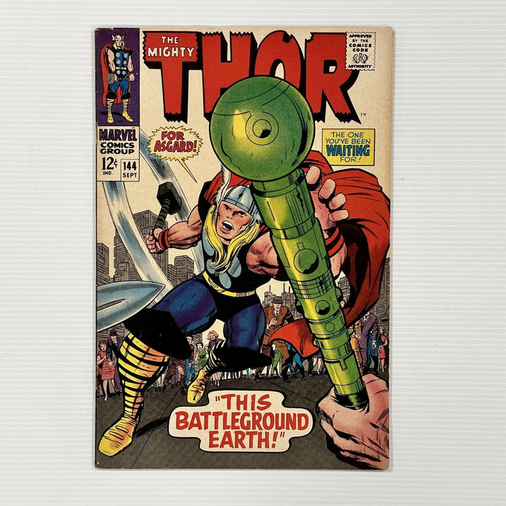 The Mighty Thor #144 1967 FN+ Cent Copy