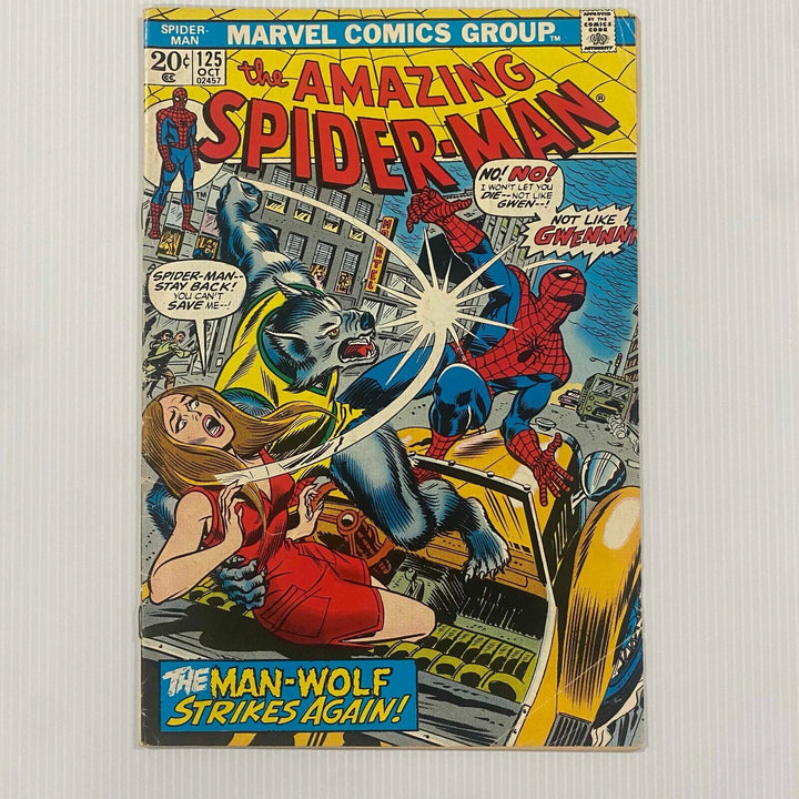 Amazing Spider-Man #125 1973 VG/FN Cent Copy