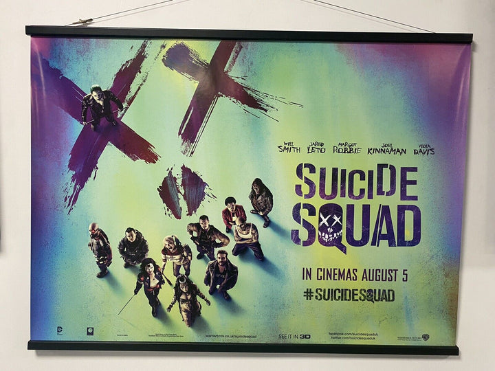 DC Suicide Squad, Double Sided Movie Poster 2016 Original UK Quad