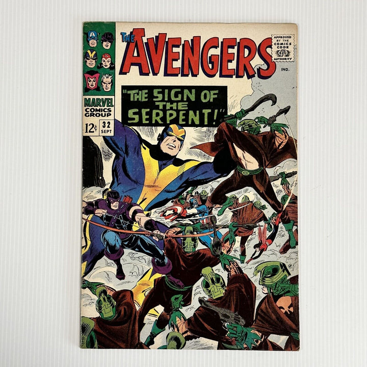 The Avengers #32 1966 FN/VF Cent Copy 1st appearance of Bill Foster & Sons of th