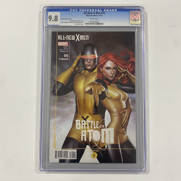 All New X-Men #16 2013 CGC 9.8 White Pages Adi Granov Variant Cover