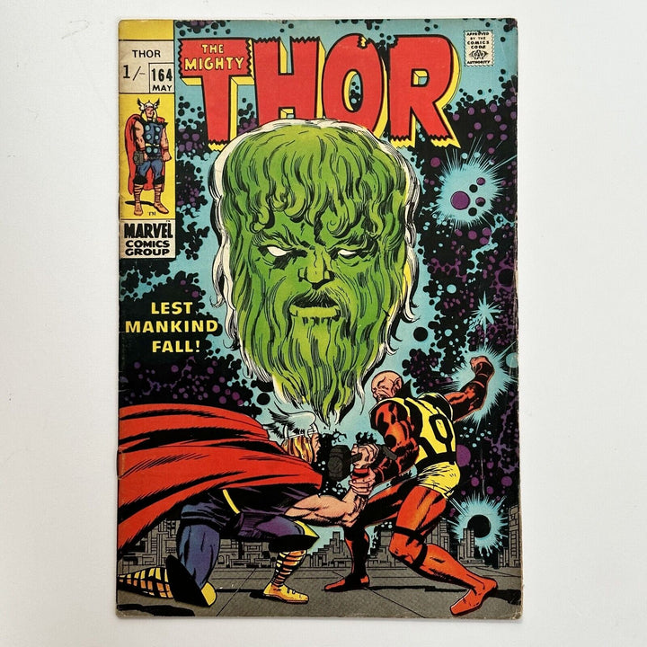 Thor #164 1968 VG+ Pence Copy Him Cameo 1st App Athena