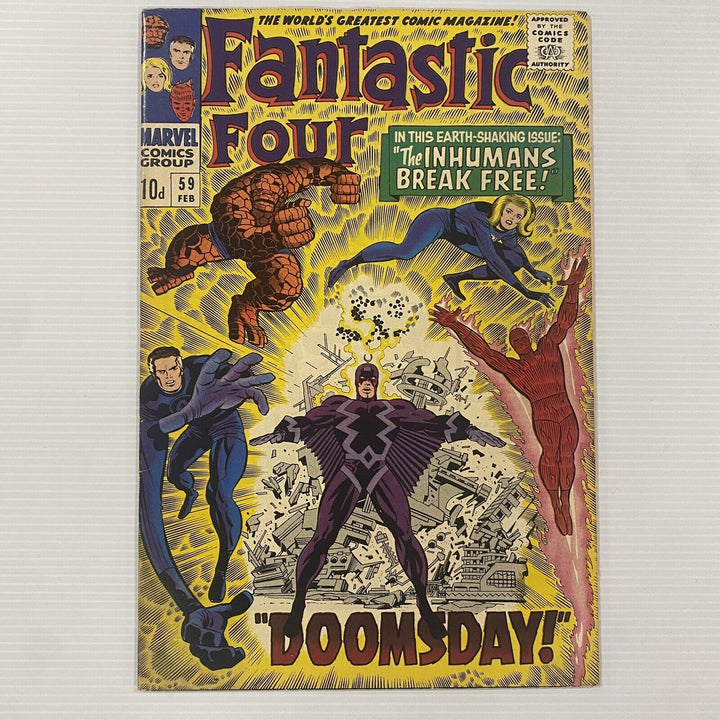 Fantastic Four #59 1972  FN+ Pence Copy