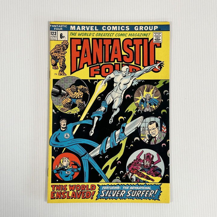 Fantastic Four #123 1972 VF+ Pence Copy