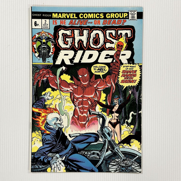 Ghost Rider #2 1973 VF/NM First Son Of Satan & Daimon Hellstrom