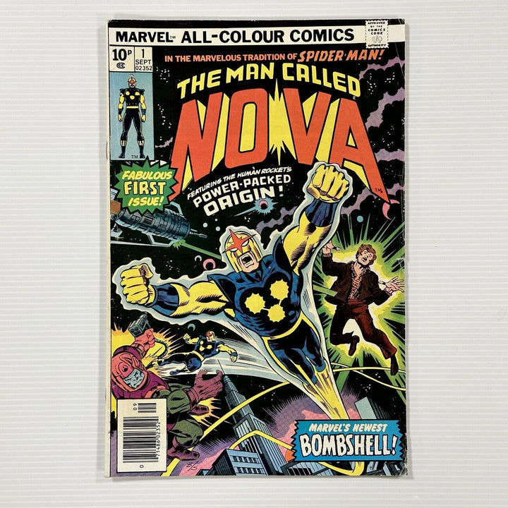 The Man Called Nova #1 1976 FN+ 1st Appearance of Nova Pence Copy