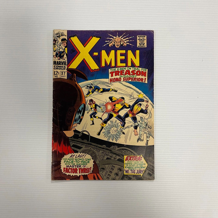 X-Men #37 1967 VG 1st Mutant Master Cent Copy