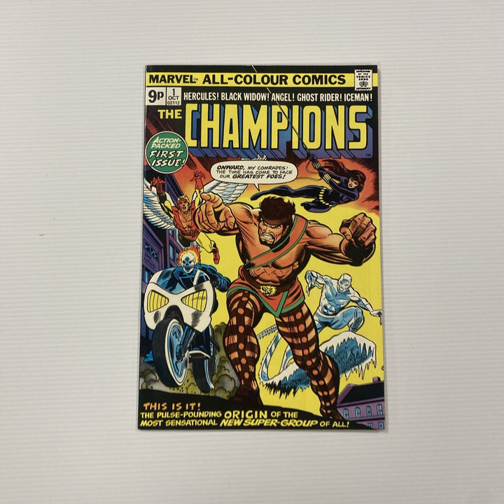 Champions #1 1975 VF+ 1st appearance and origin of The Champions Pence Copy