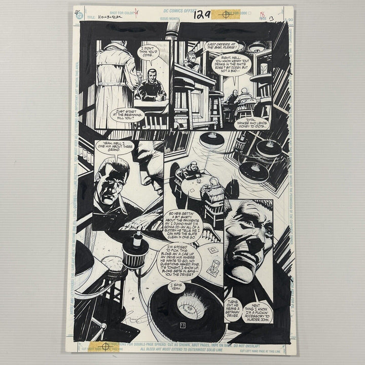 Original Artwork for Hellblazer #129 Page 13 by John Higgins DC Comics