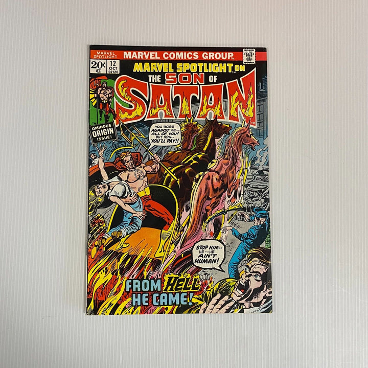 Marvel Spotlight on The Son of Satan #12 1973 VF- 1st appearance Cent copy