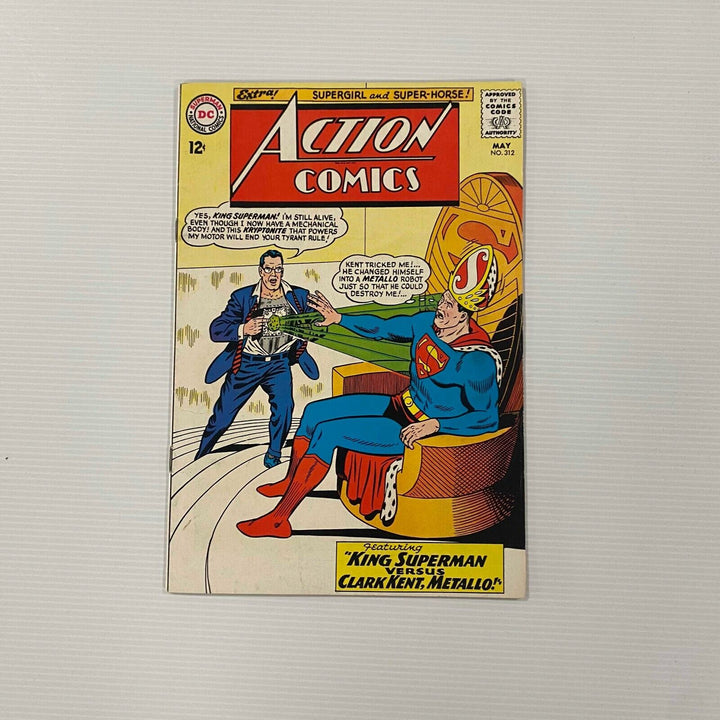 Action Comics #312 1964 FN/VF Cent Copy Pence Stamp